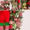 Pre-Lit Christmas Wreath for Front Door with Lights (Red,Green,White) 4"D x 30"W x 30"H